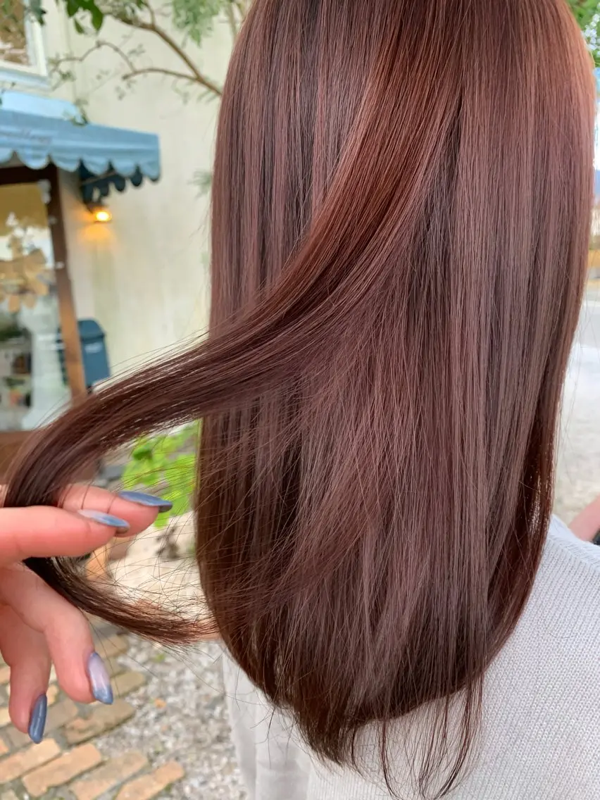 前髪カット+カラー+2step treatment✨️の写真