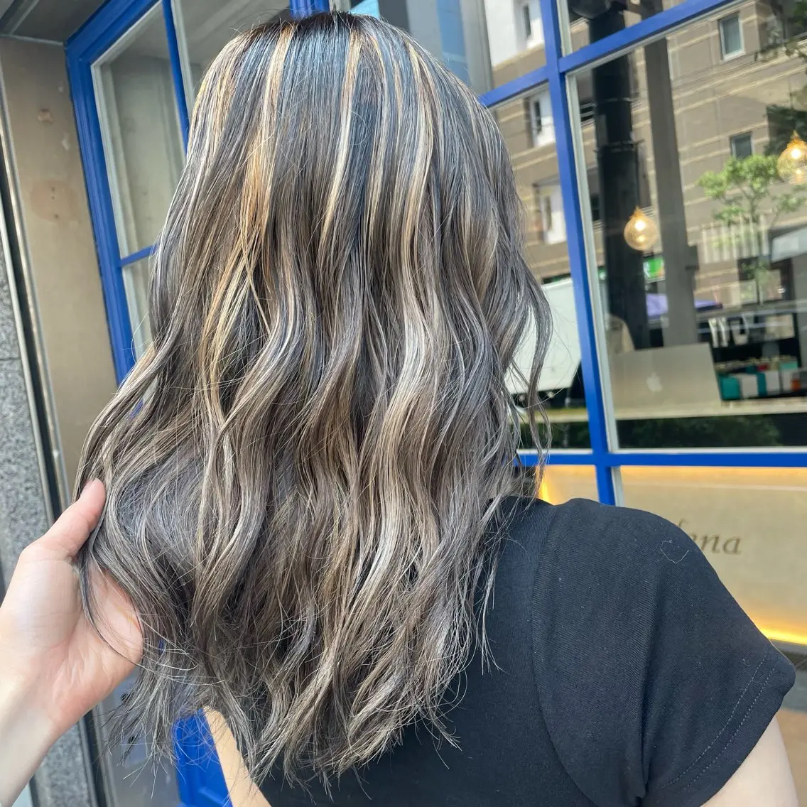 ロング カット ヘアカラー 🫧艶髪/ブリーチ 🐳honami🫧のヘアスタイル