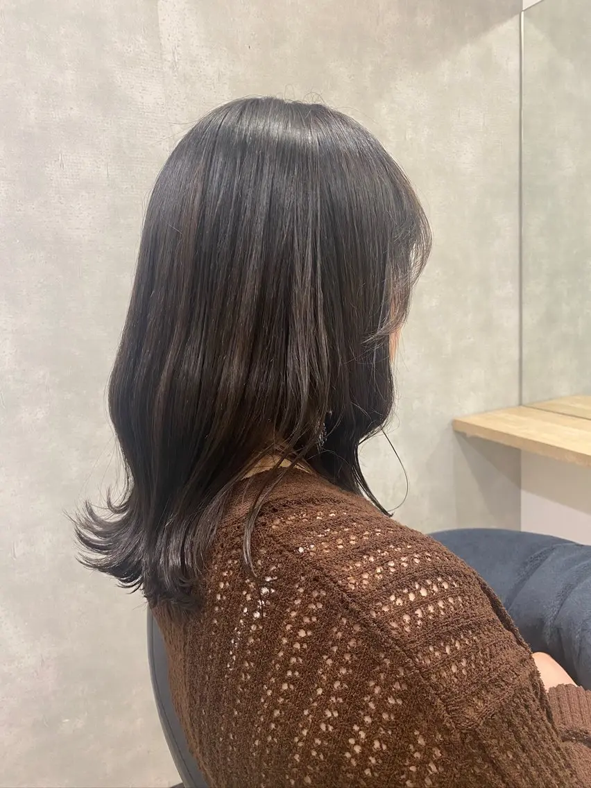 🍏新規限定🍏【2回目まで🉑】カット+フルカラー+2ステップトリートメント［新宿］の写真