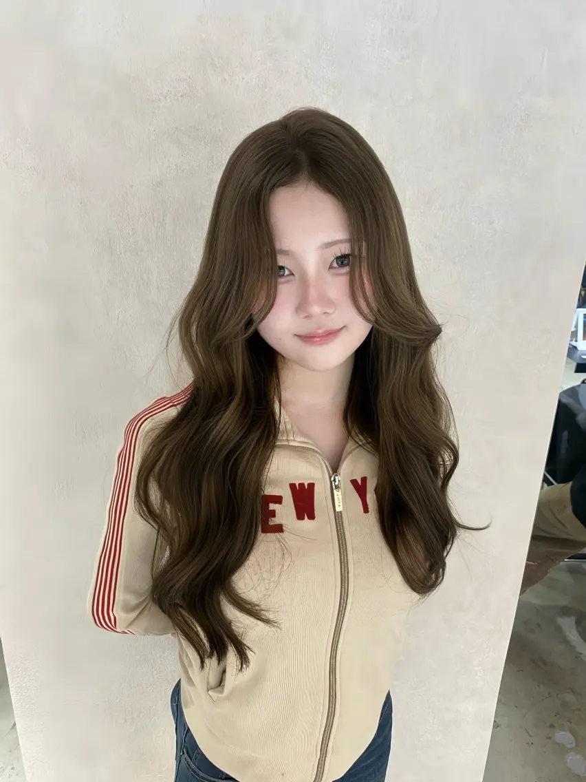 ロング カラー 透明感カラー 伸ばしかけ ヘアカラー ワンホン🇨🇳 トレンド/YURIのヘアスタイル