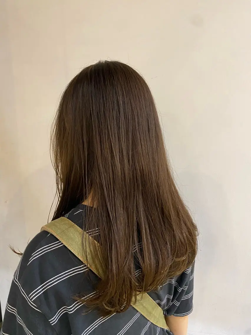 ロング カラー ヘアカラー トリートメント ORe'S HAIR BE GLaDユウナのヘアスタイル