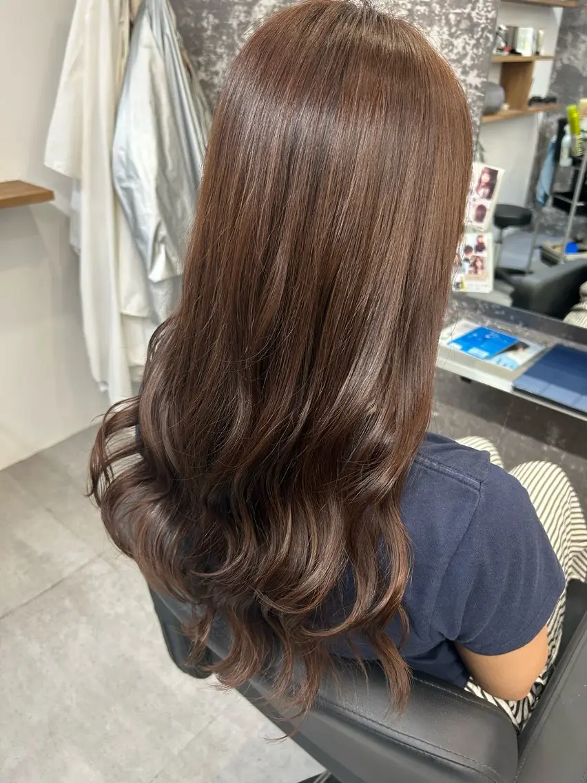 ロング ヘアカラー Agu/ㅤ⠀ ななみんのヘアスタイル
