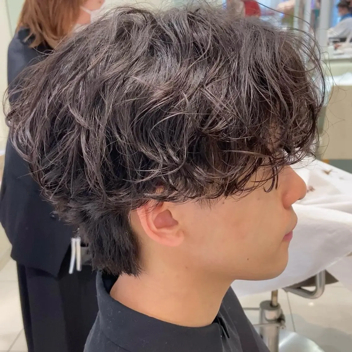 パーマ メンズ メンズパーマ メンズ縮毛矯正 ♠️店長下平隼人のヘアスタイル