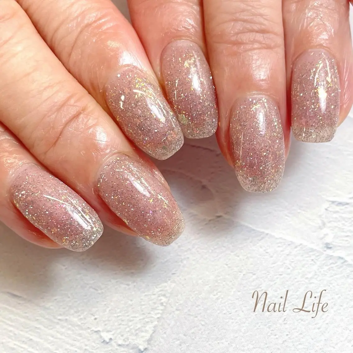 ネイル フラッシュネイル 韓国ネイル 大嶋 めぐみのネイルデザイン