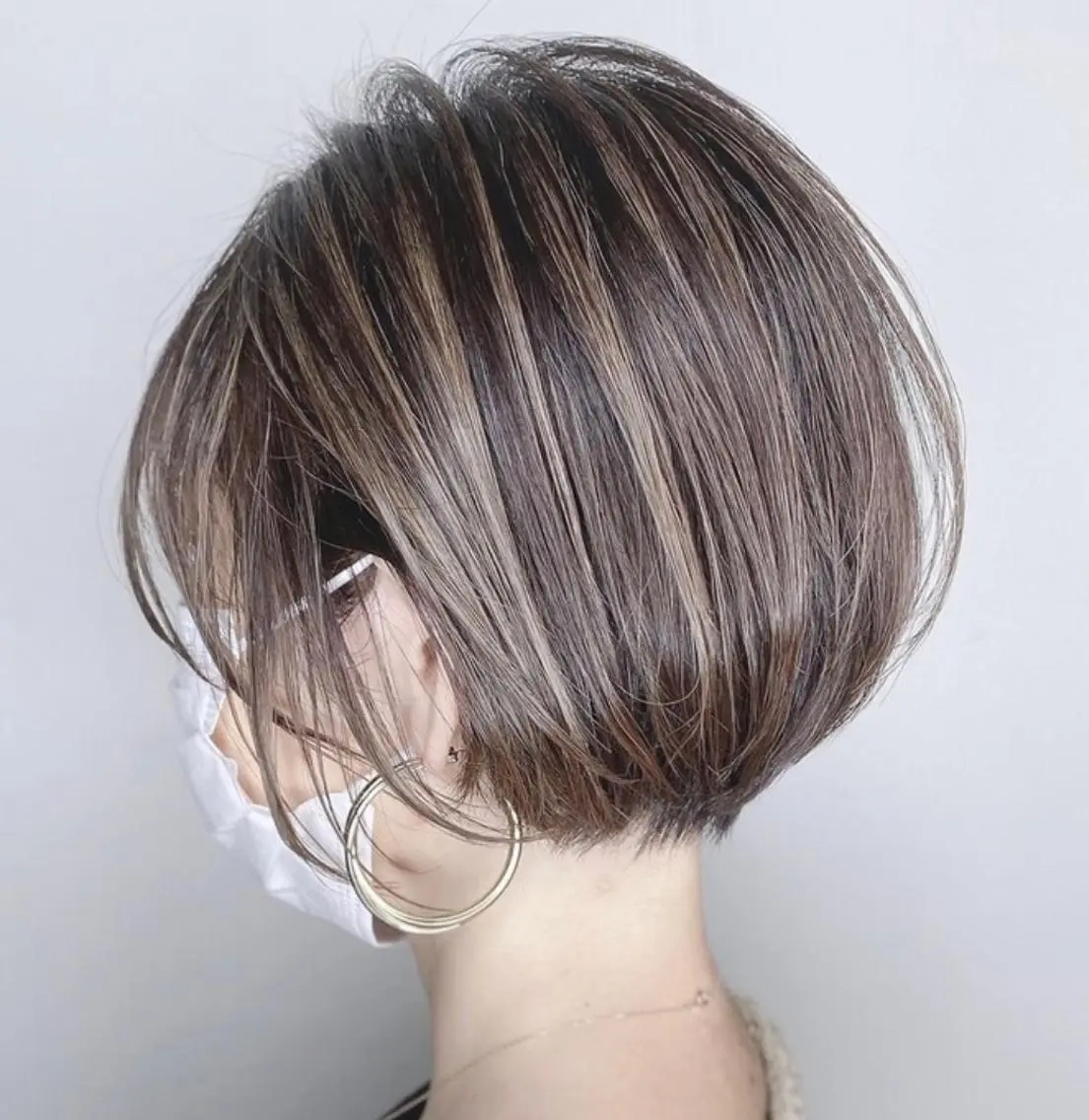 カット+グレイカラー(白髪染め)の写真