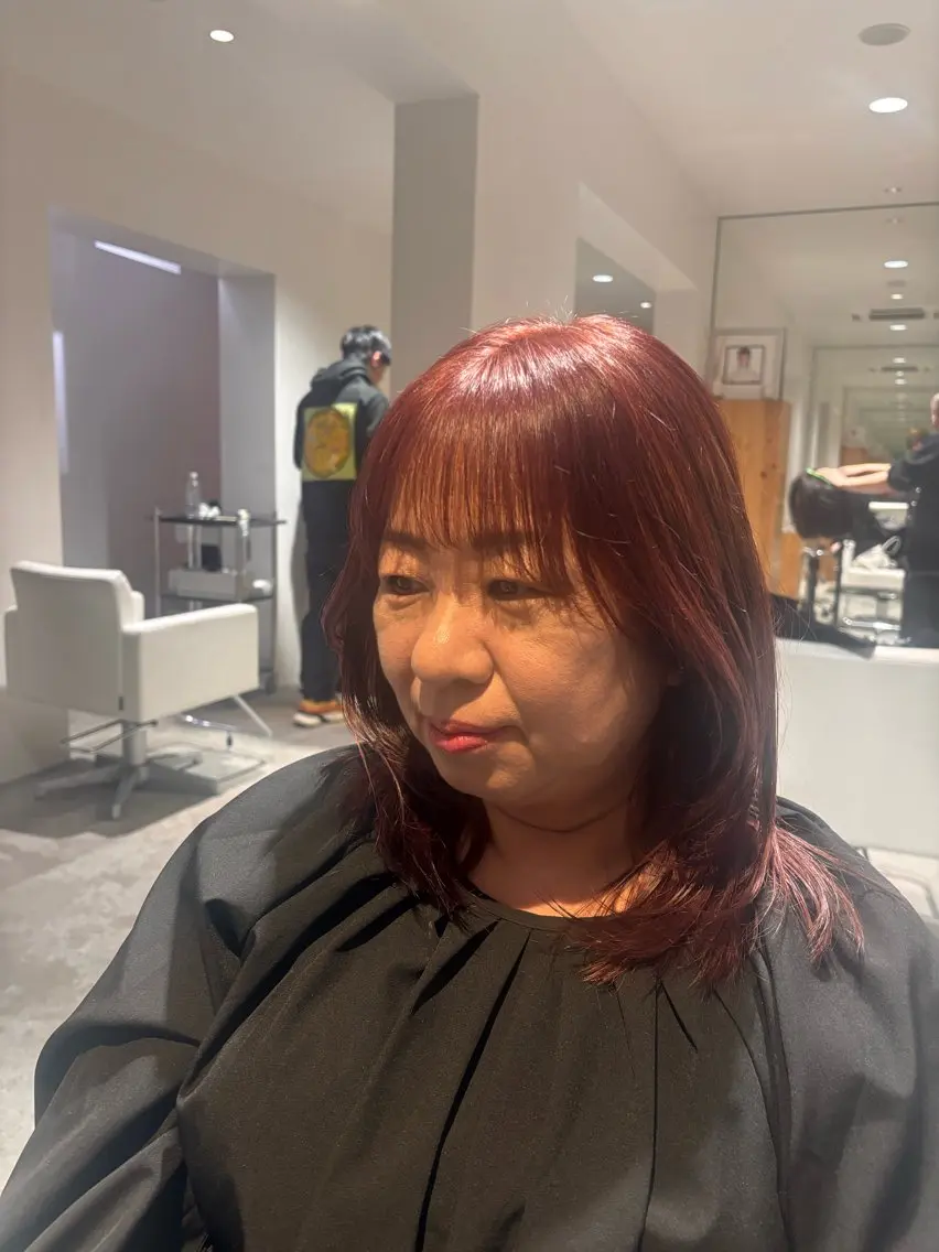 ミディアム 中間 陽平のヘアスタイル