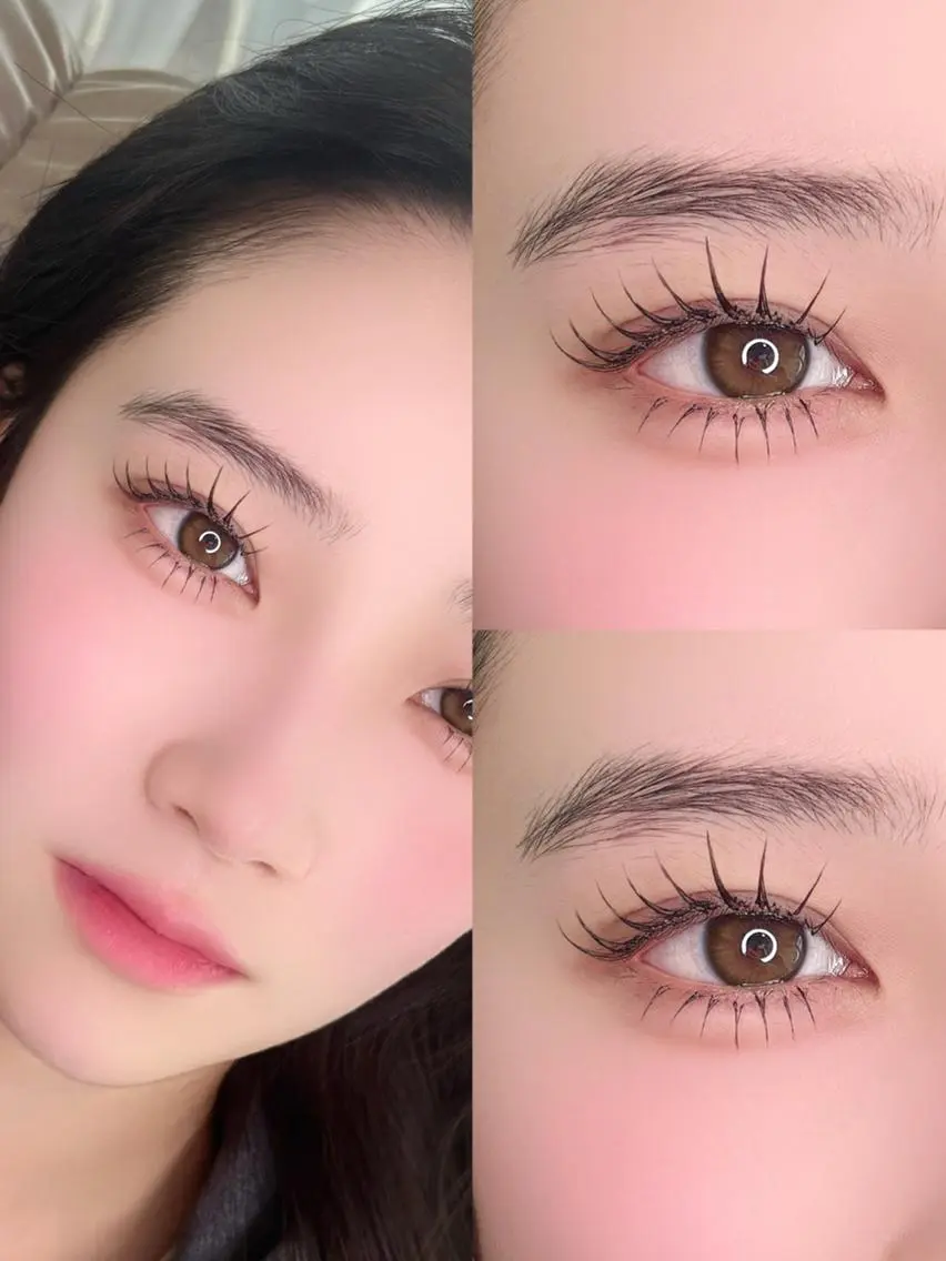 上下マツエク🤍上ダブルフラットorバインドロックつけ放題🎀下30本🎀LED＋1100円/Lカールあり/オフ込♡の写真