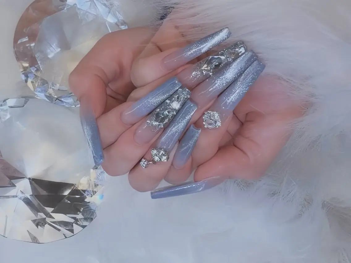 ネイル クリアネイル ドット フットネイル ジェルネイル グリーン ハンドネイル Rin Nail 新大久保店のネイルデザイン