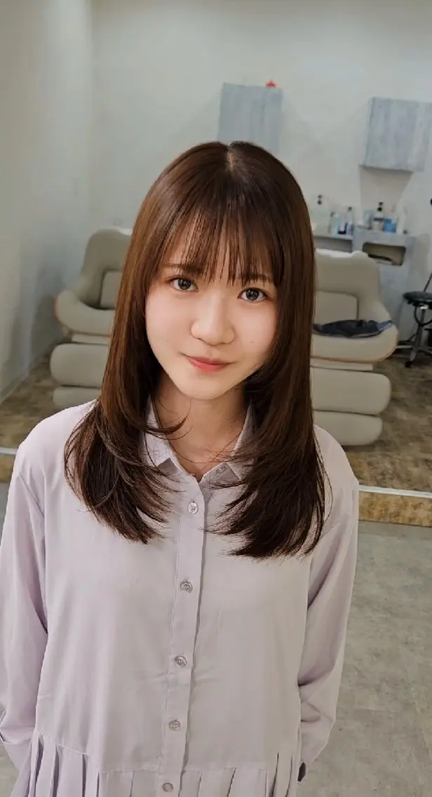カット+オーガニックカラー(白髪染めも対応)✨の写真