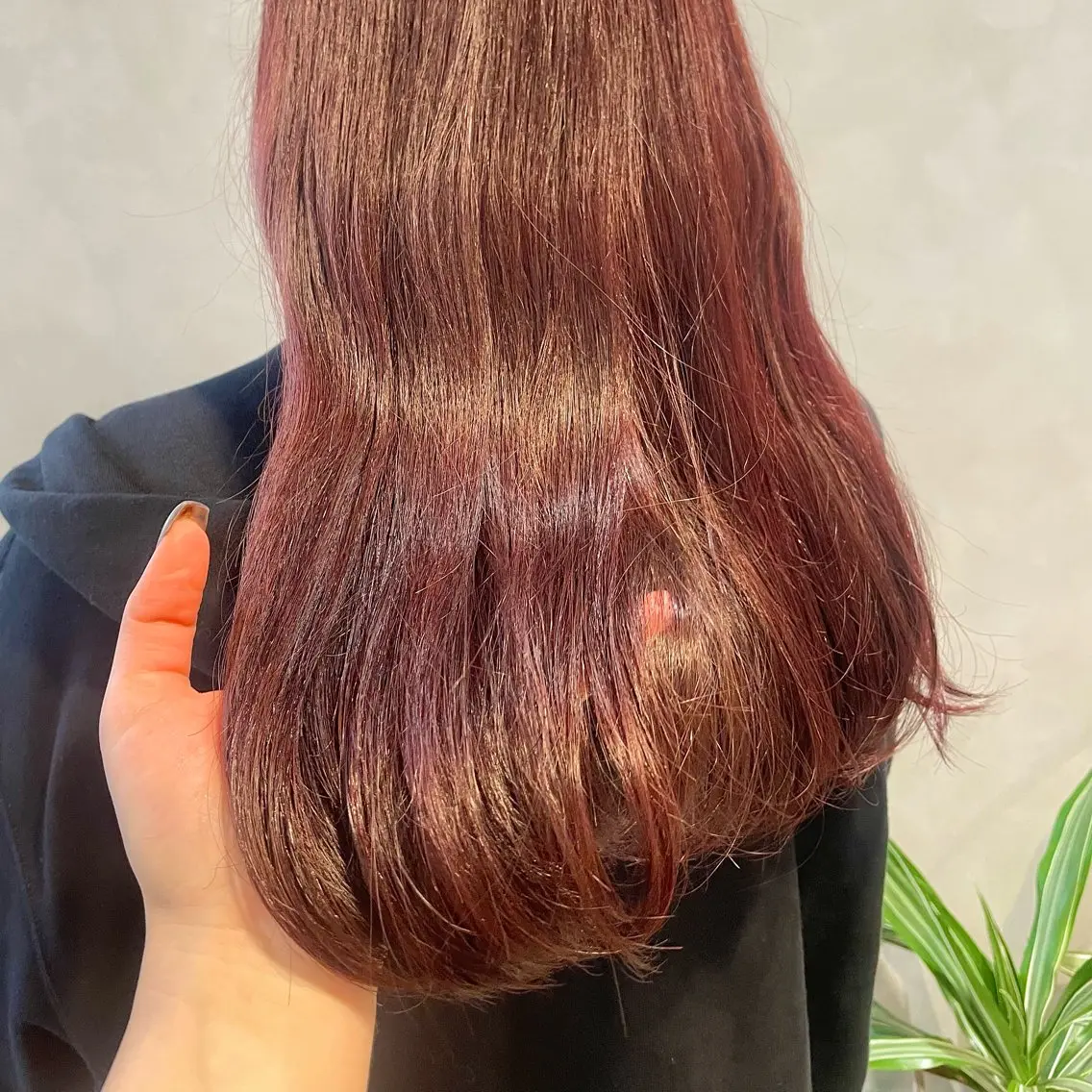 セミロング カラー ヘアアレンジ ブリーチ ブラウンカラー ブリーチなしカラー レッドカラー レッドブラウン カット ヘアカラー トリートメント 🎀レイヤー 透明感 カラーyuuri🎀のヘアスタイル