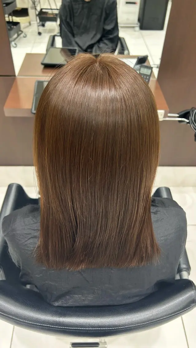 ミディアム 中嶋 美華のヘアスタイル