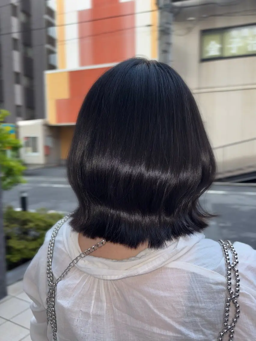 ミディアム ボブ 森元 優衣のヘアスタイル