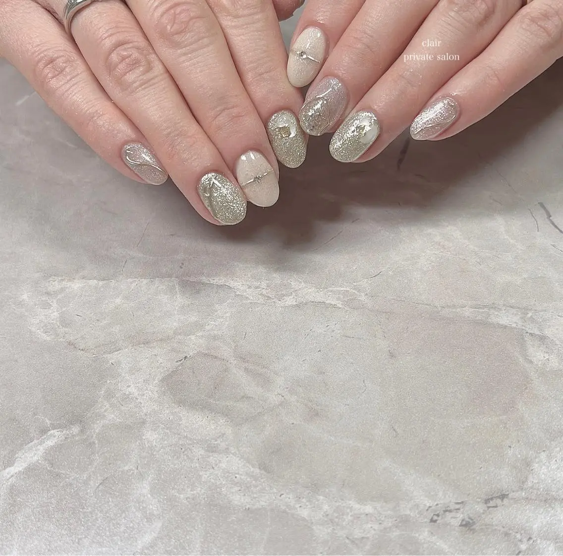 ネイル ハンドネイル ハンドケア nail salon una.のネイルデザイン
