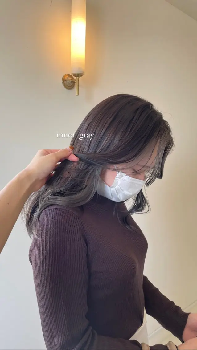 ミディアム カラー ヘアカラー sand🎀 Ricoのヘアスタイル