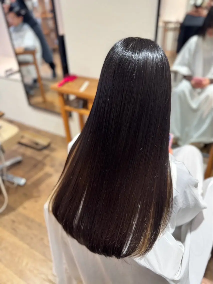 カラー ナック梅田店小田奏/ リタッチカラーモデルのヘアスタイル