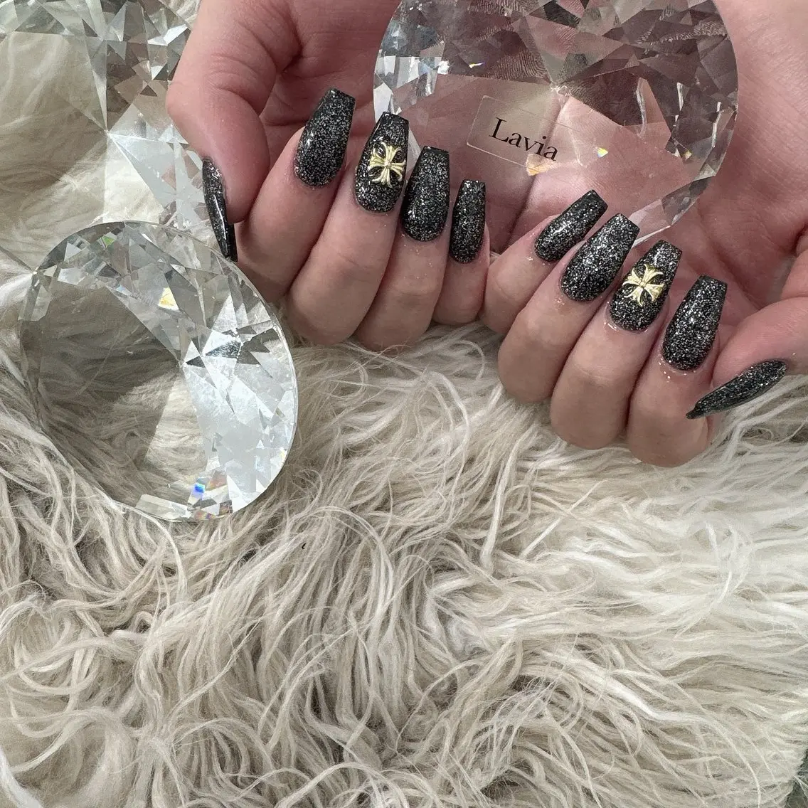 ネイル ハンドネイル lavia🖤 ayumiのネイルデザイン