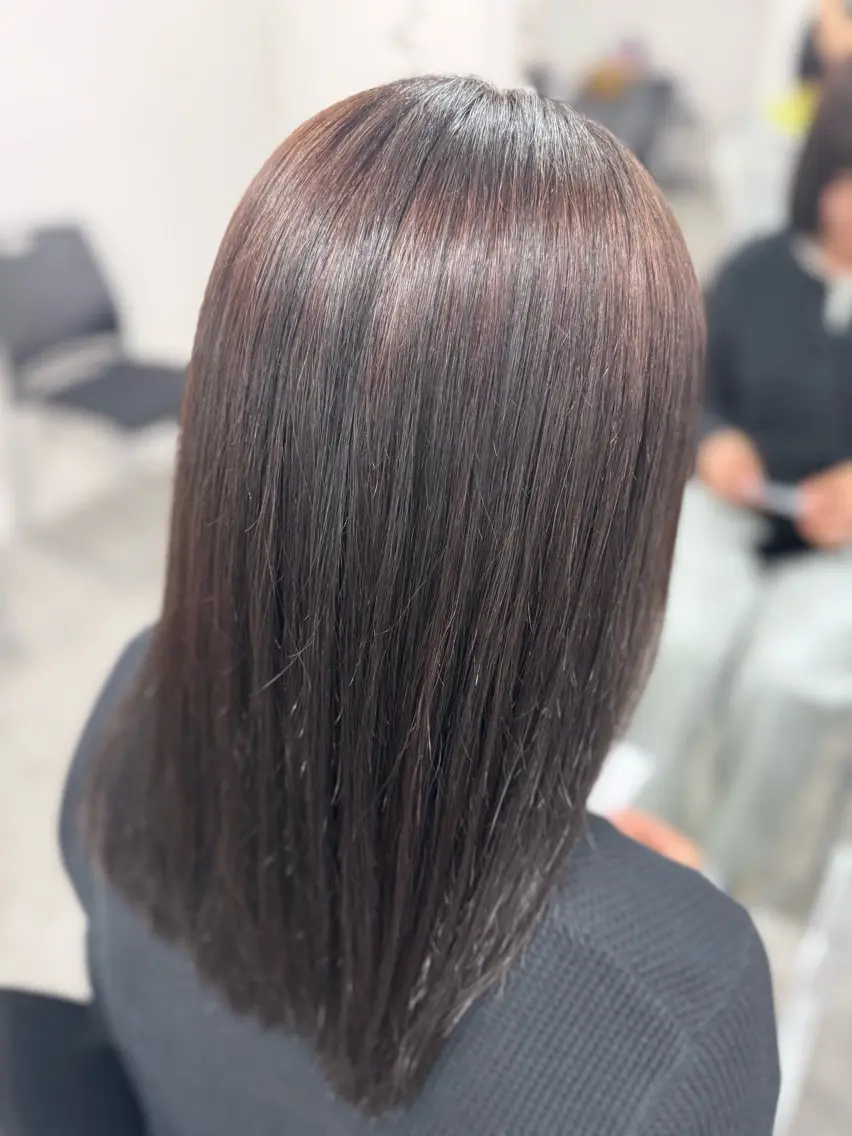 セミロング カラー ヘアカラー 透明感カラー/ chinatsuのヘアスタイル