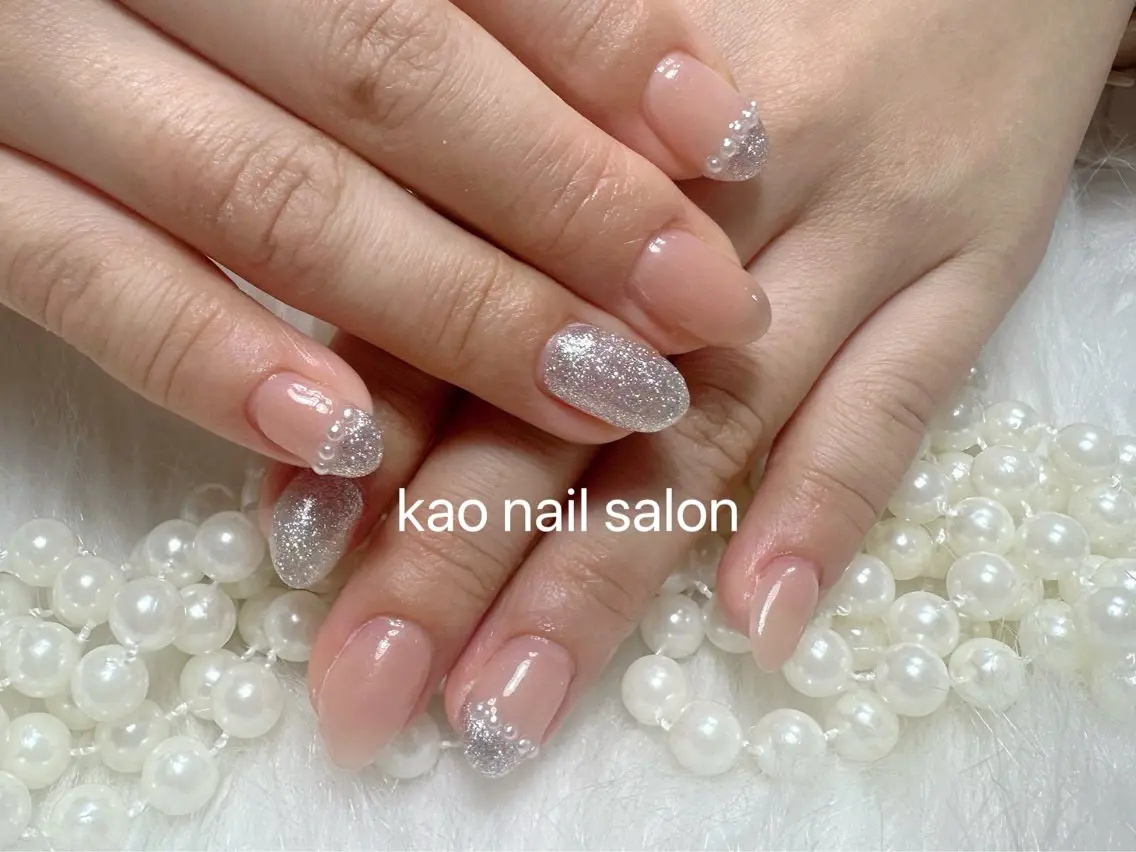 ネイル ハンドネイル kao nail マグネット/長さだしのネイルデザイン