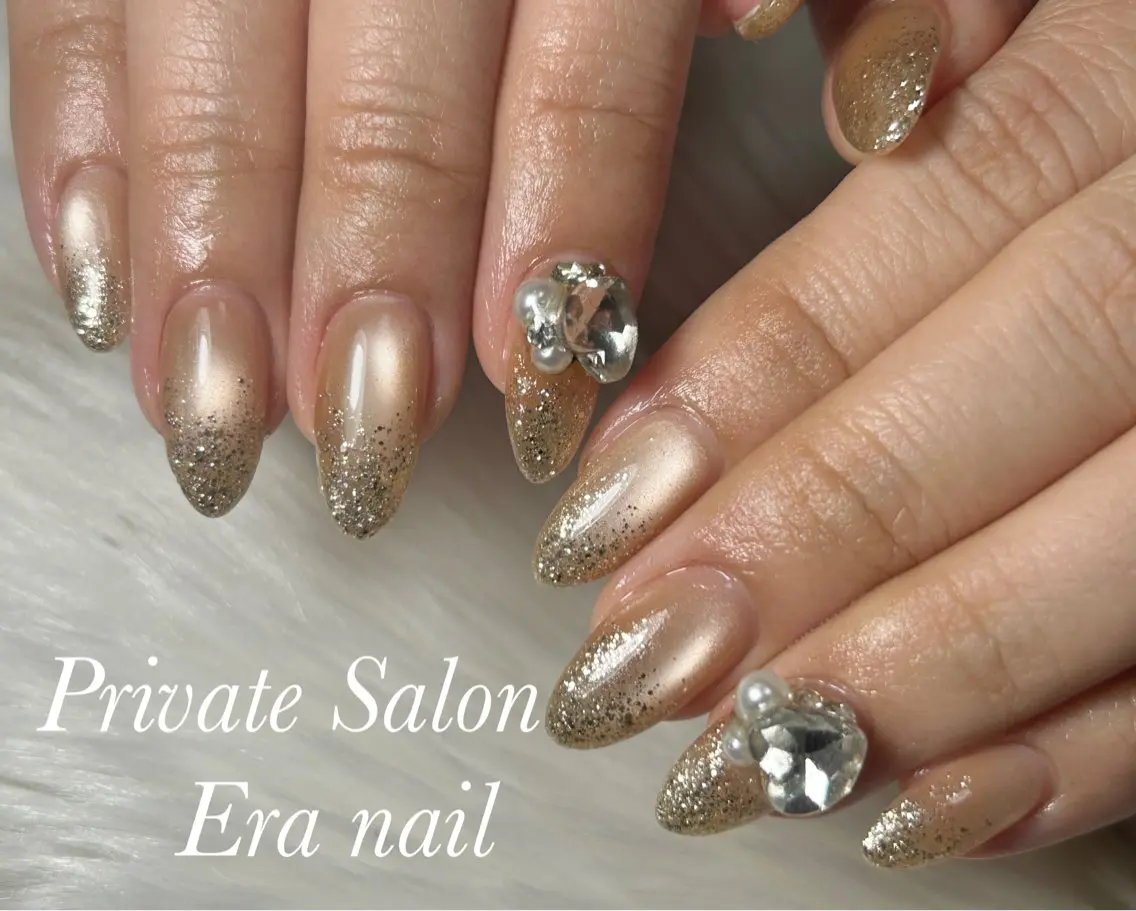 ネイル マグネットネイル ハンドネイル Era nailのネイルデザイン