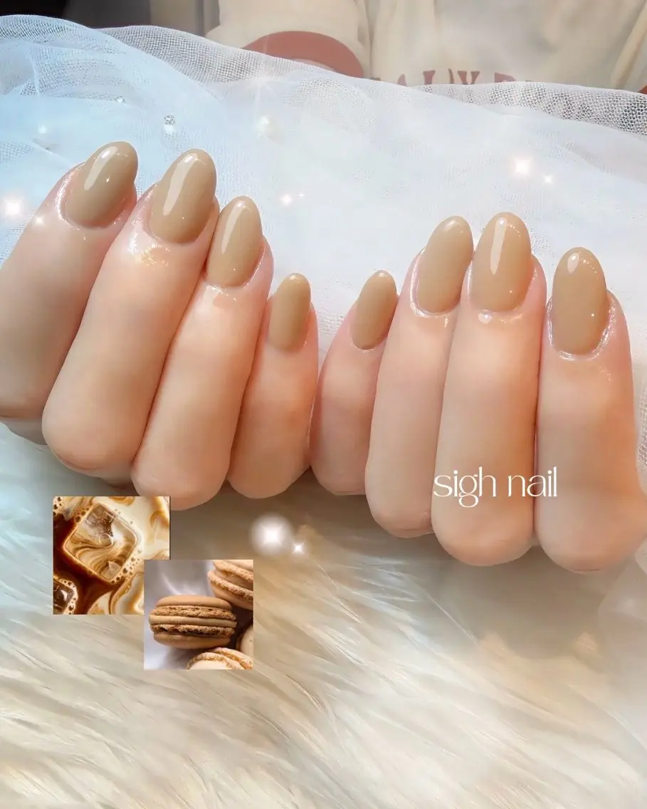 ネイル ラメ(グリッター) オフィスネイル ワンカラーネイル シンプルネイル ハンドネイル sigh nail 1級ネイリストのネイルデザイン