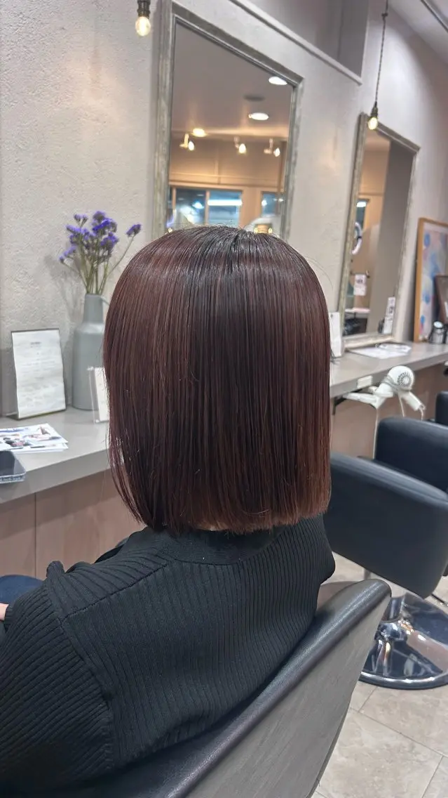 カラー ブラウンカラー ピンクカラー カット ヘアカラー MIYUU心優/ カットモデル様募集中のヘアスタイル