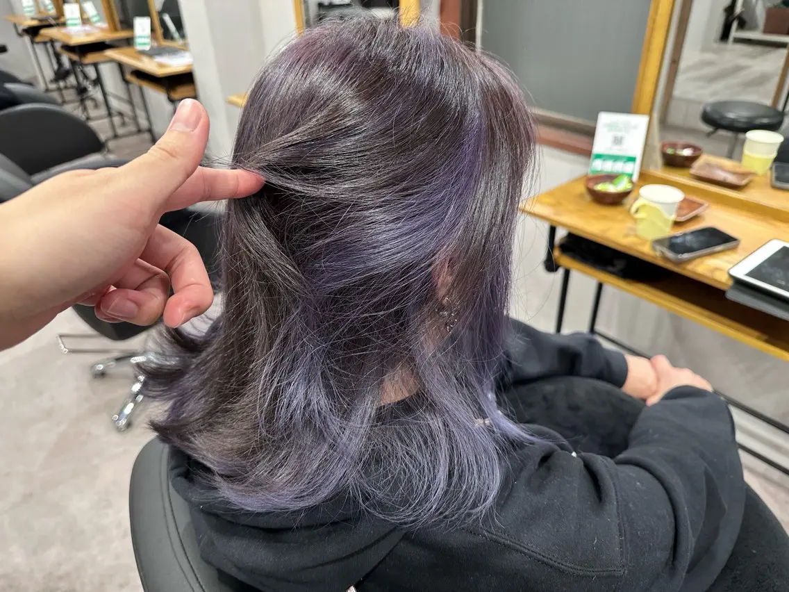 カット+インナーカラー(ブリーチ込)+oggi ottoトリートメントの写真