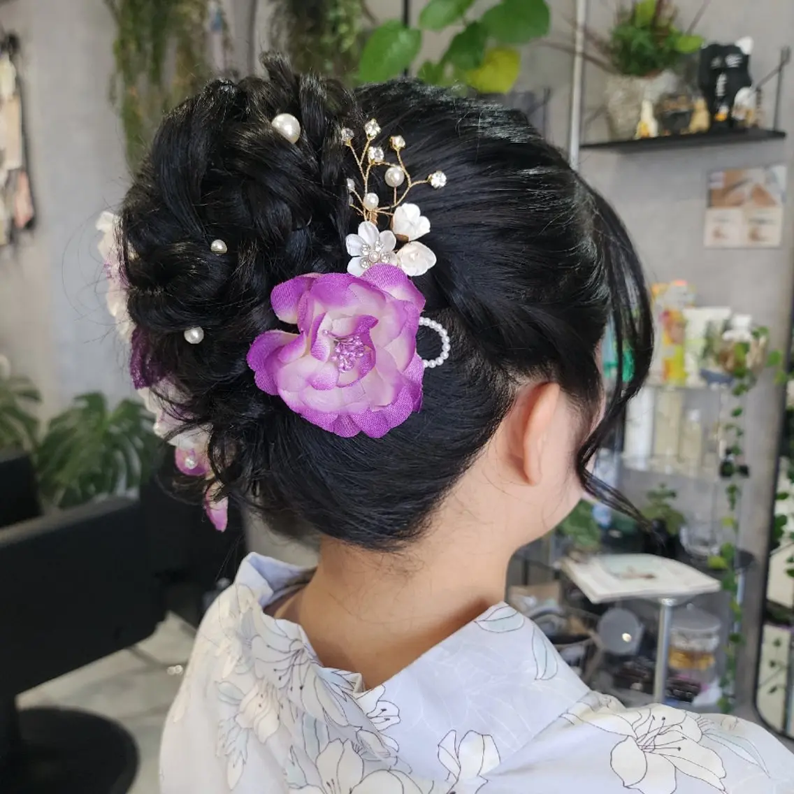 ヘアアレンジ 成人式 卒業式のヘアスタイル ESTELA... OHARA のヘアスタイル