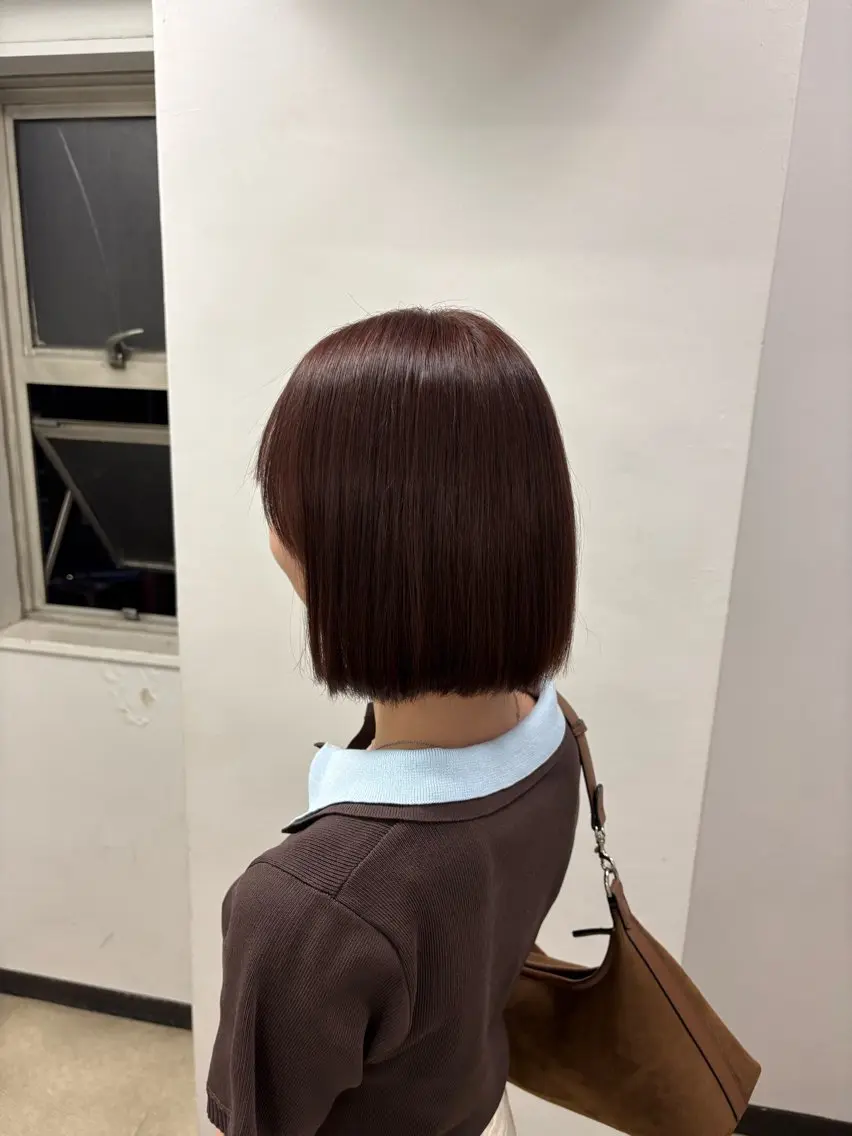 ミディアム カラー ヘアカラー トリートメント 韓国っぽ×透け感🪽 Fumi 🤍のヘアスタイル