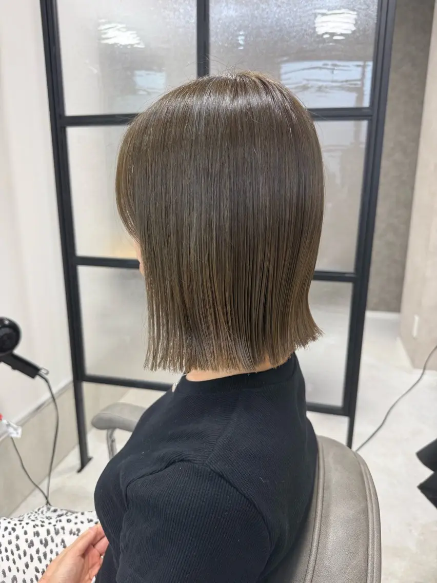 ミディアム カラー カット ヘアカラー トリートメント TELA HAIR 石岡♡ａｉｋａのヘアスタイル