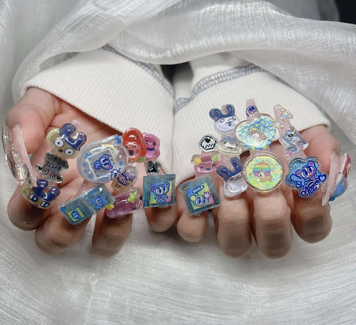 ネイル 長さ出し グラデーション 卒業式 キラキラネイル マグネットネイル ハンドネイル Lee Nailsのネイルデザイン