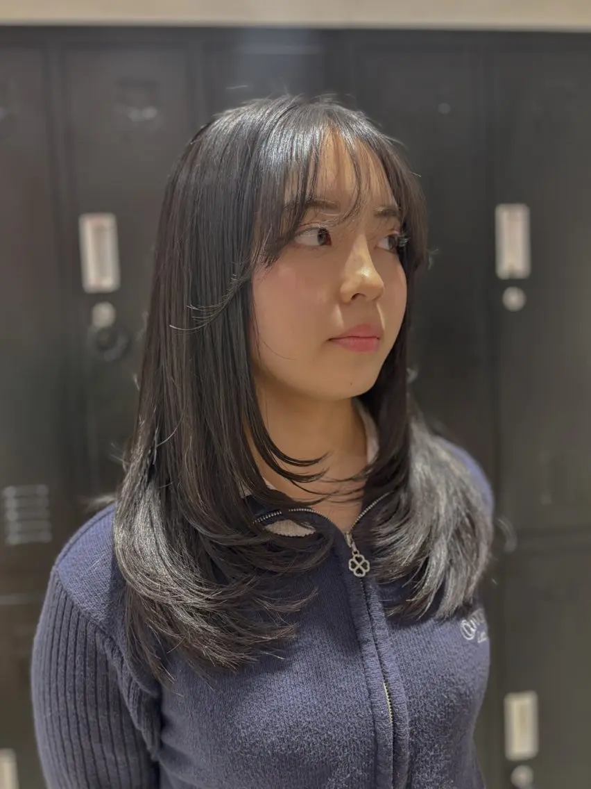 ロング カット MINXplus 🎀須藤萌のヘアスタイル