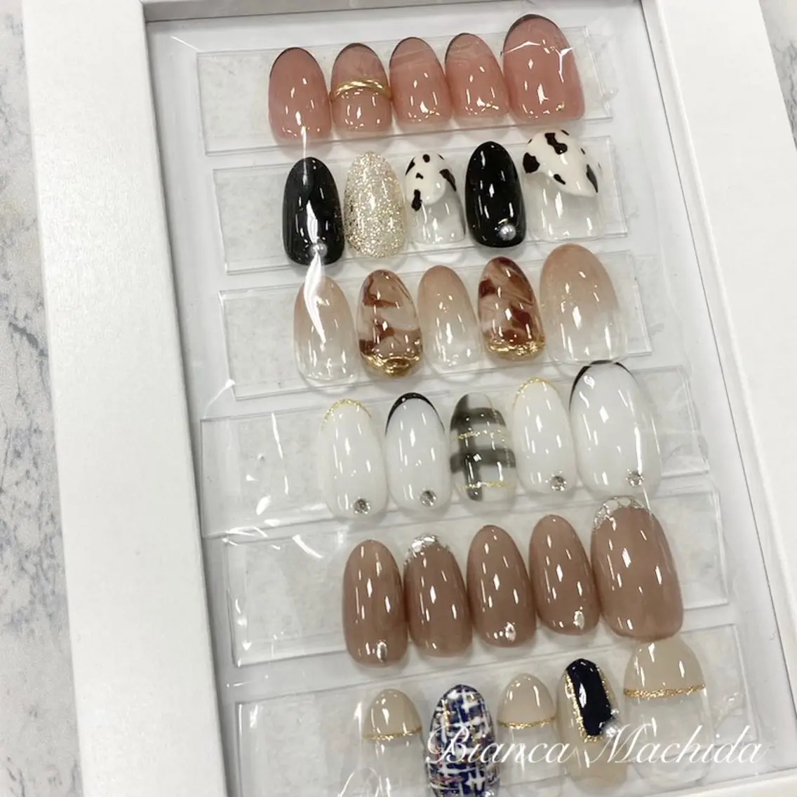 ネイル 冬ネイル Bianca👼🏻 OIKAWAのネイルデザイン