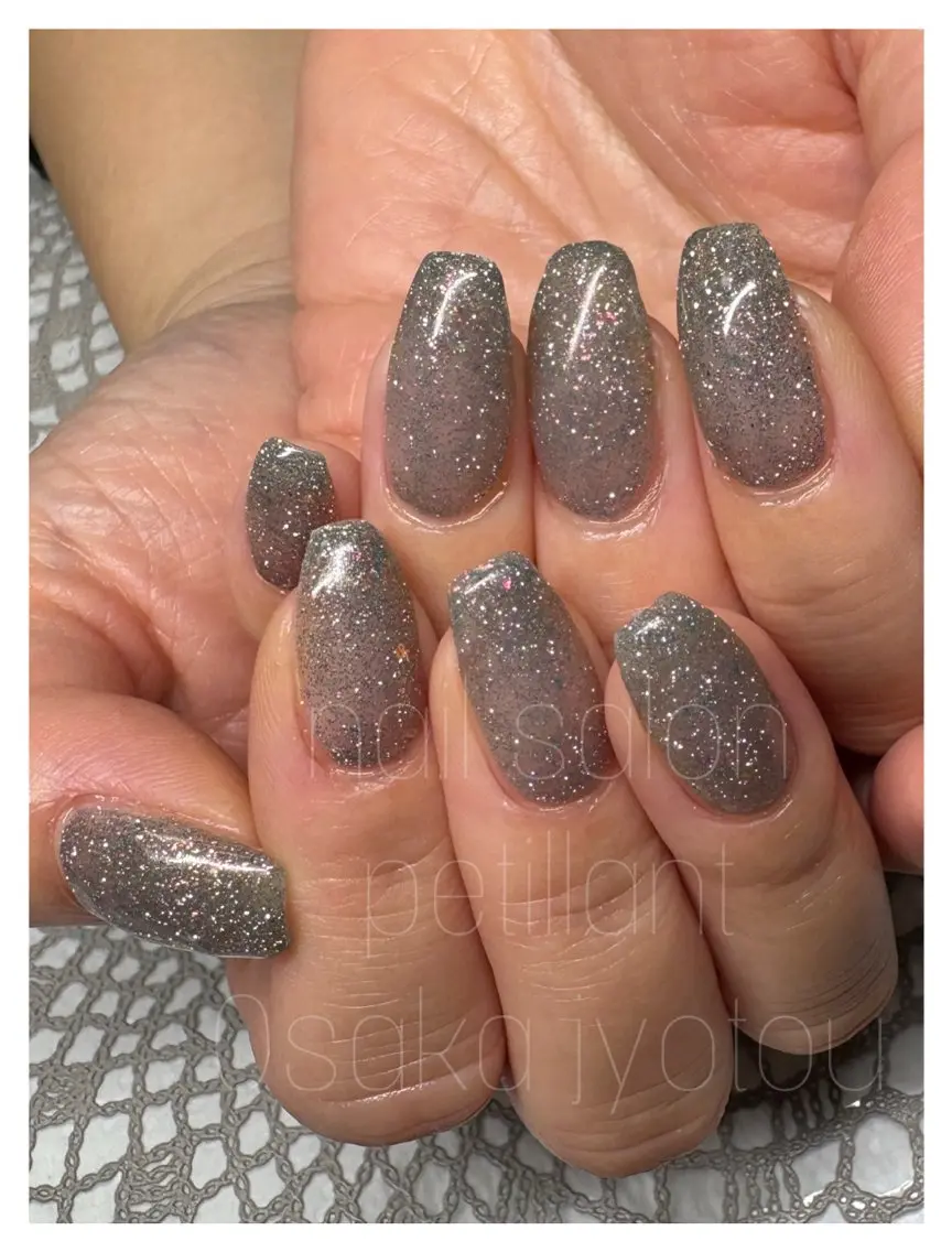 ネイル フラッシュネイル ジェルネイル nail salon petillantのネイルデザイン