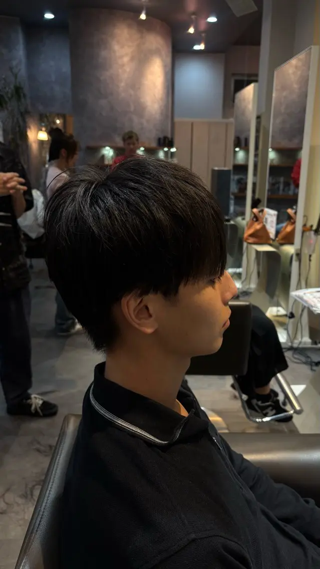 メンズ マッシュ 刈り上げ 加賀 心花のヘアスタイル