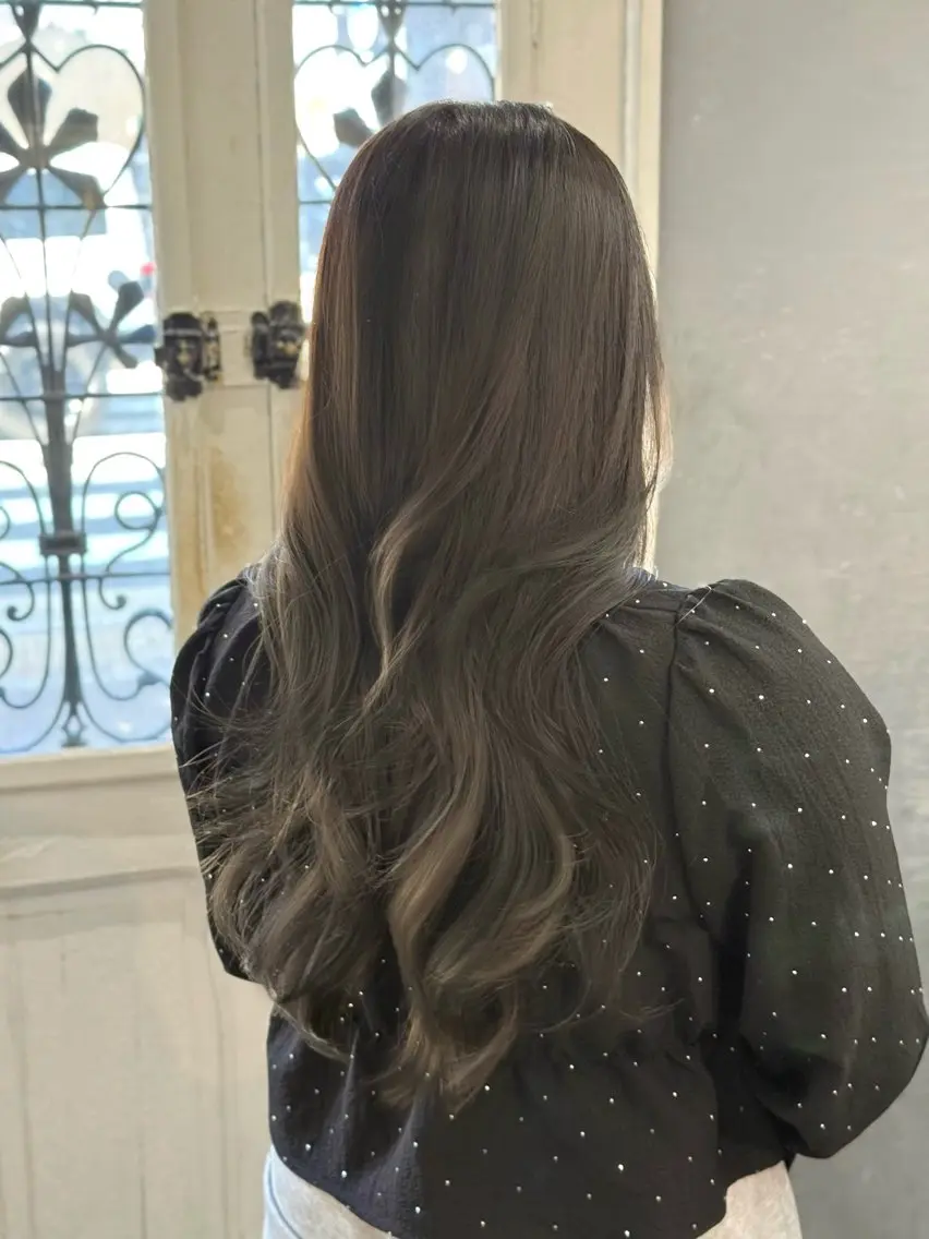 ロング カット ヘアカラー レイヤー/Wカラー /マッキーのヘアスタイル