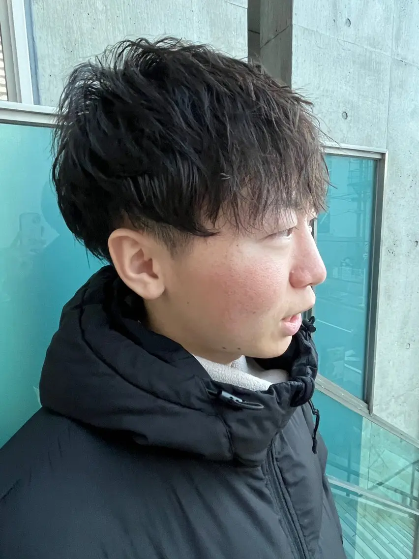 ショート カラー メンズ 久木原 ゆりのヘアスタイル