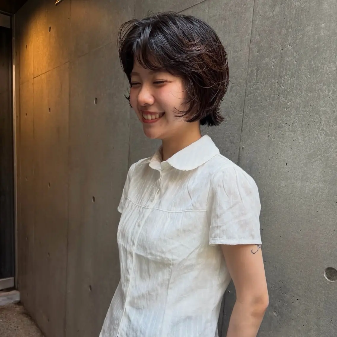 ショート カット パーマ ボブパーマ🥣KON コンナツミのヘアスタイル
