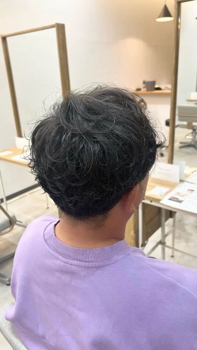 パーマ メンズ メンズパーマ 中村 仁美のヘアスタイル