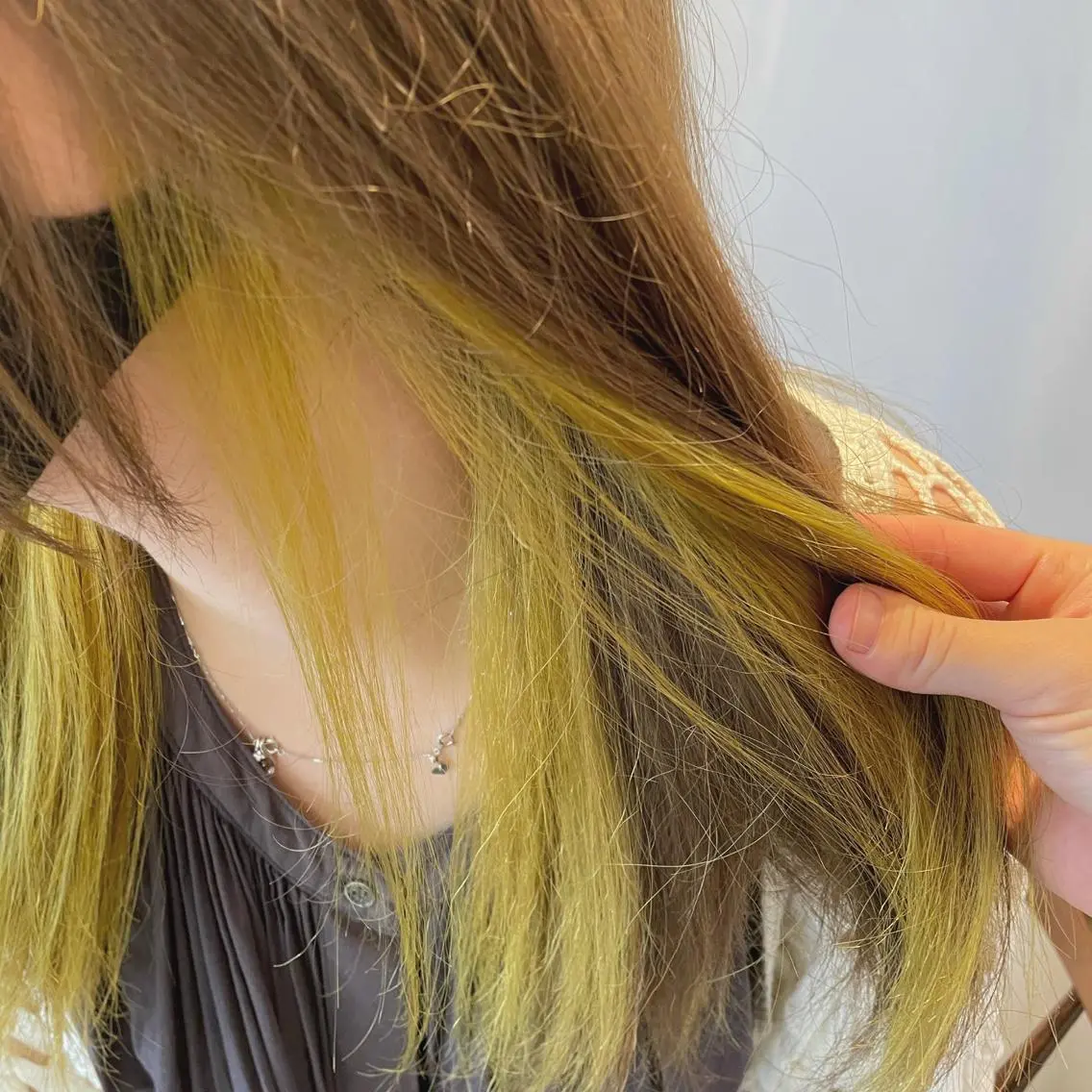 ロング カラー インナーカラー カット ヘアカラー ヤマモト マイのヘアスタイル