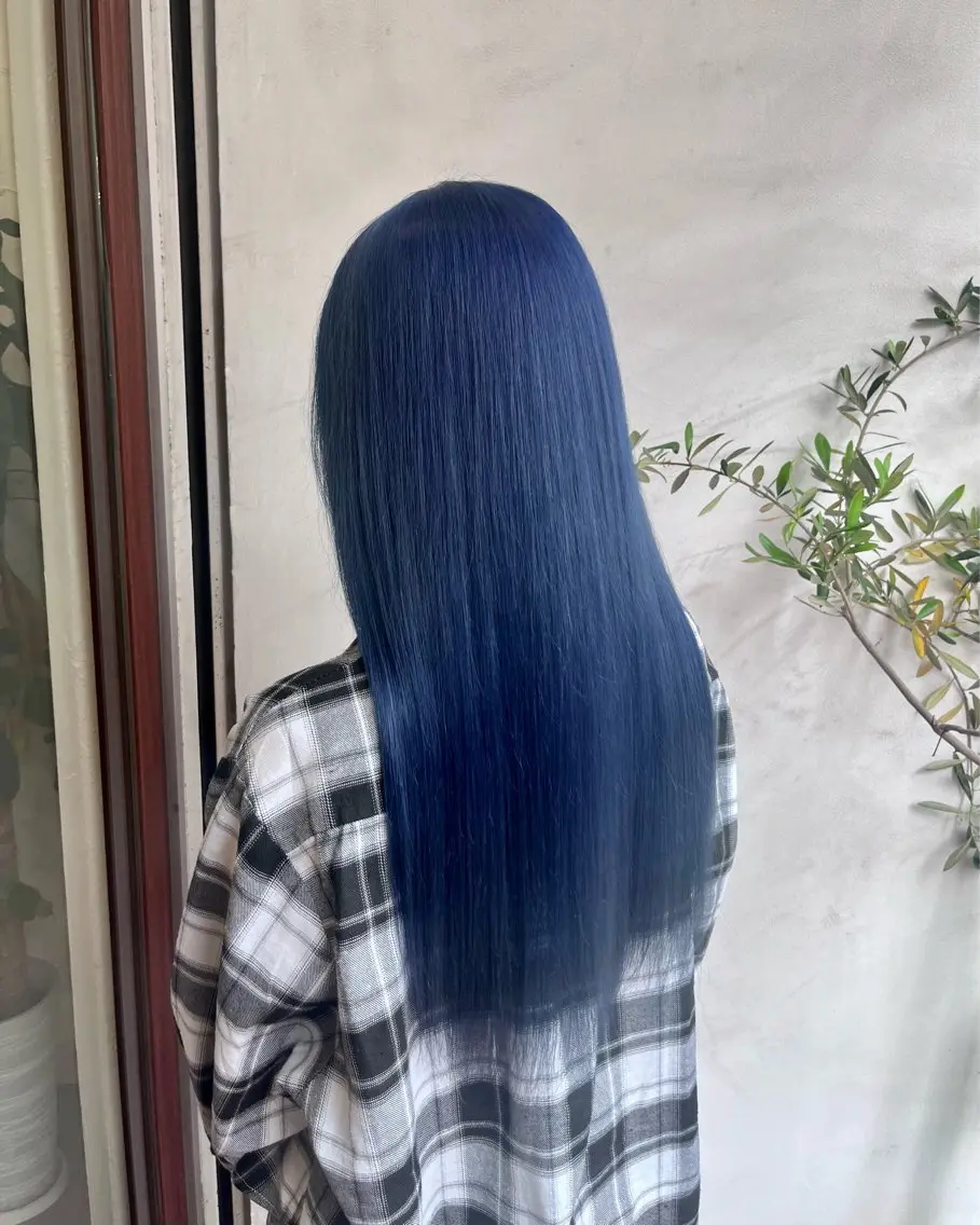 ロング ヘアカラー トリートメント ヘッドスパ 角田 満帆のヘアスタイル