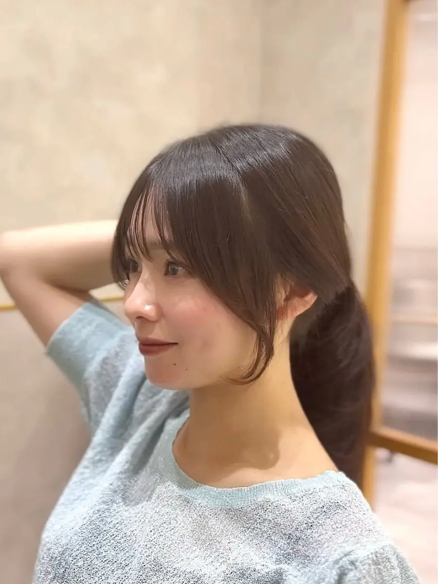 ✨カット+顔まわりストレート+クイックトリートメントの写真
