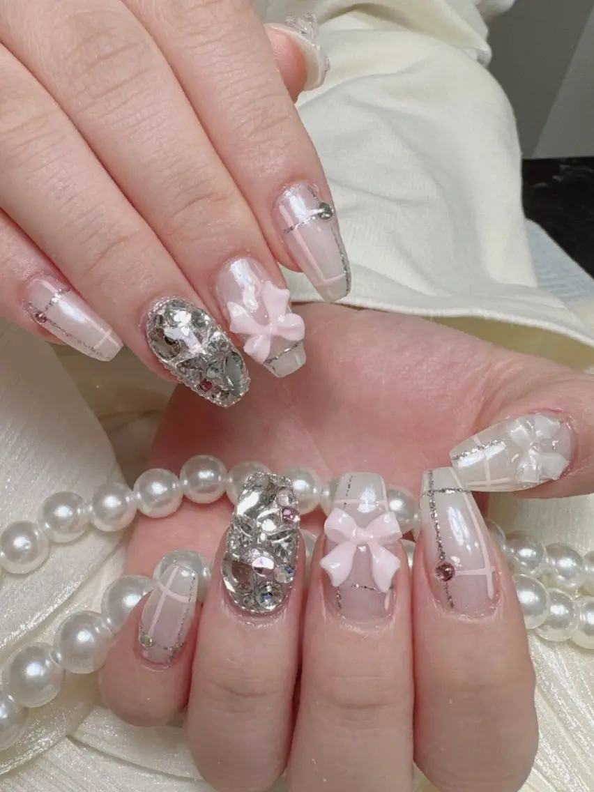 ネイル 長さ出し ネイルチップ ハンドネイル sakii_nail 池袋のネイルデザイン