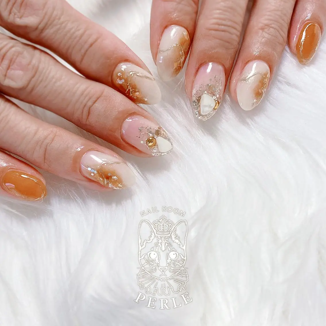 ネイル ハンドネイル nail room Perleのネイルデザイン