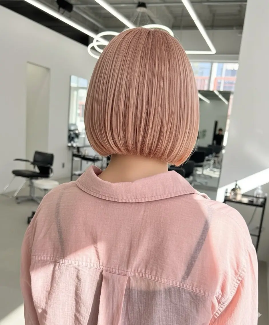 ショート カラー ヘアアレンジ カット VIMhair天神店 縮毛矯正 ハイライトのヘアスタイル