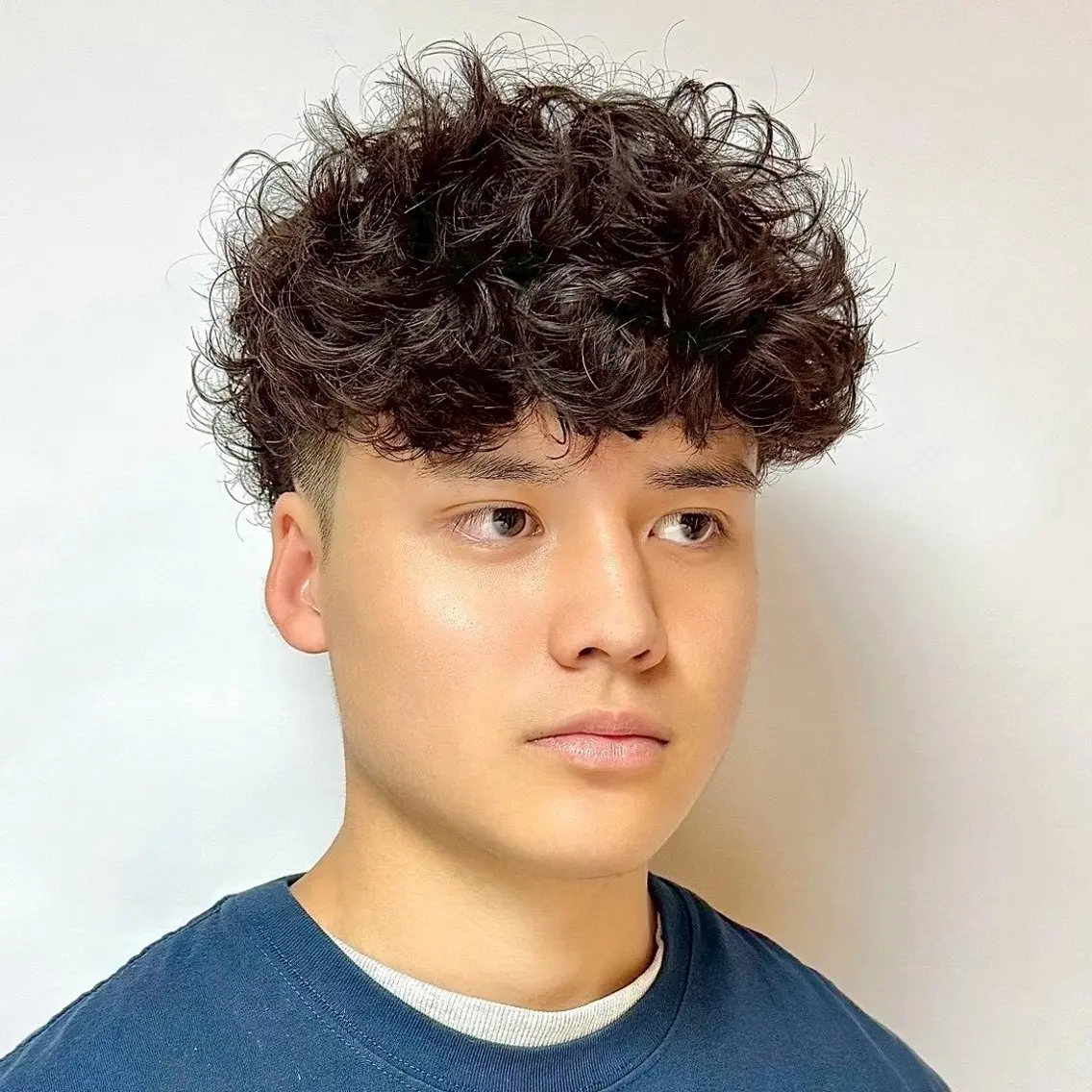 メンズ カット パーマ 原田 黎也のヘアスタイル