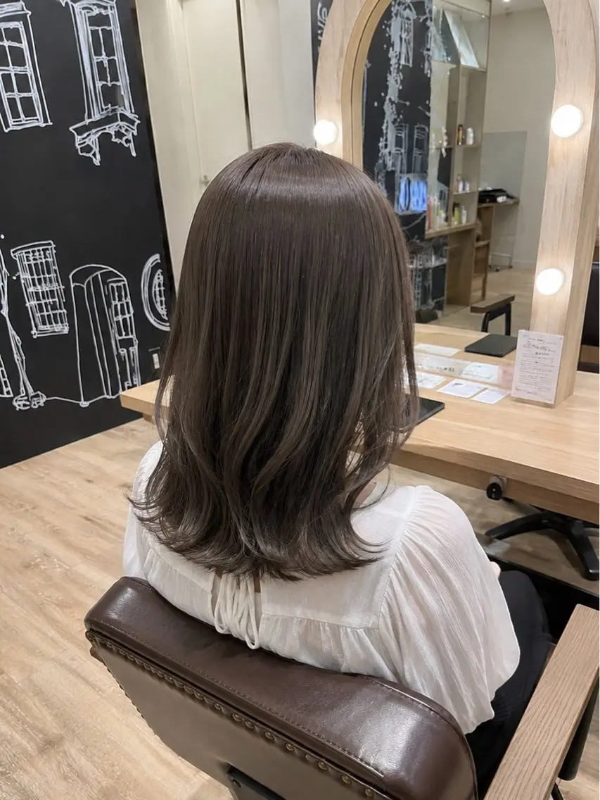 [🩵minimo限定🩵]カット+カラー+トリートメント+ALORBミニボトルの写真