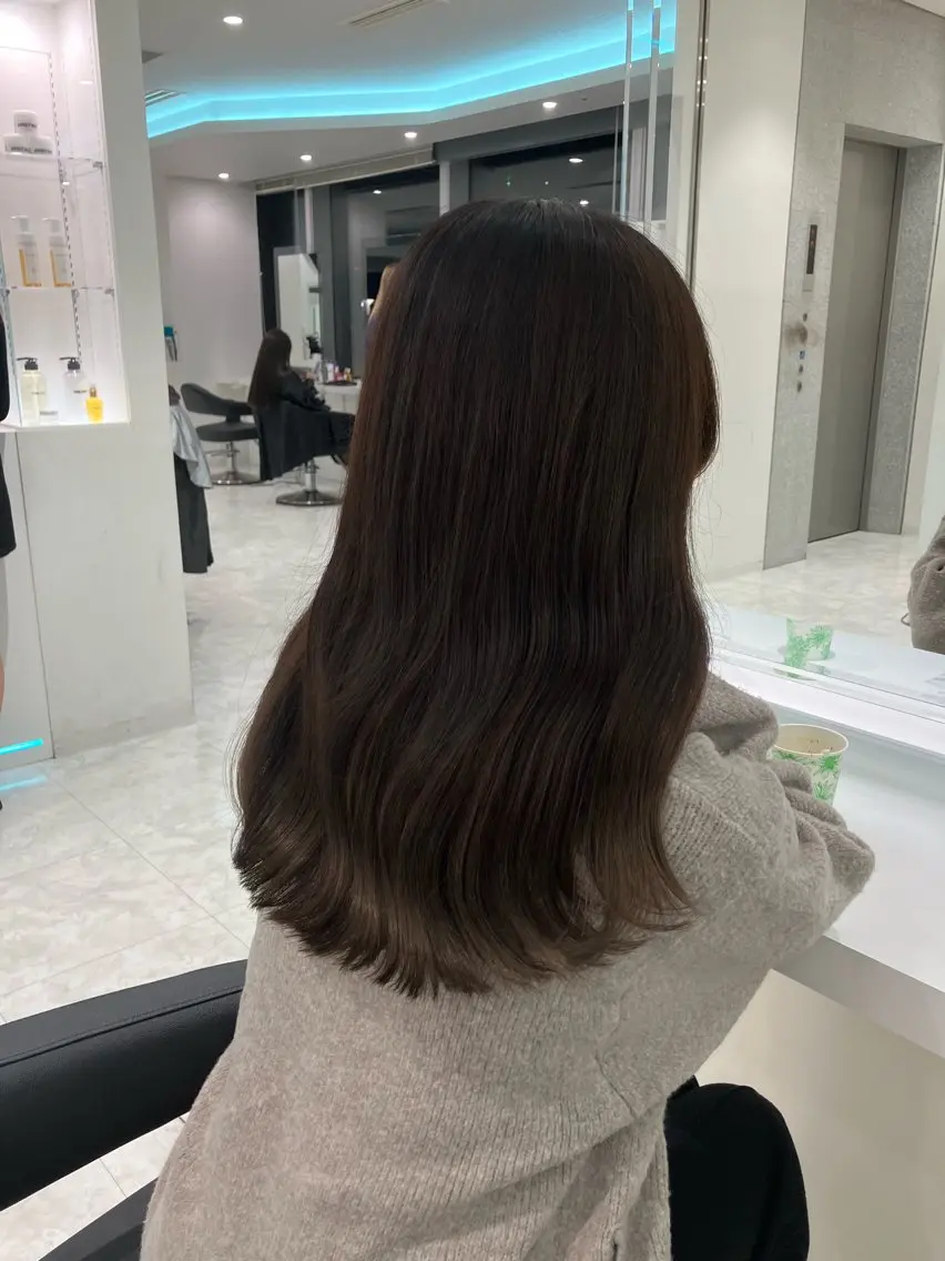 ロング カラー ヘアアレンジ 💓色落ちまで綺麗な 垢抜けカラー💓のヘアスタイル