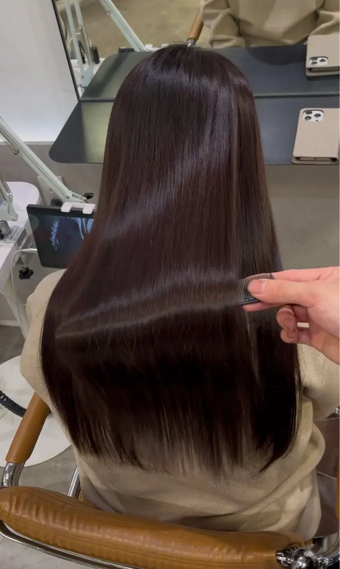 ロング ヘアカラー 遠峯 海晴のヘアスタイル