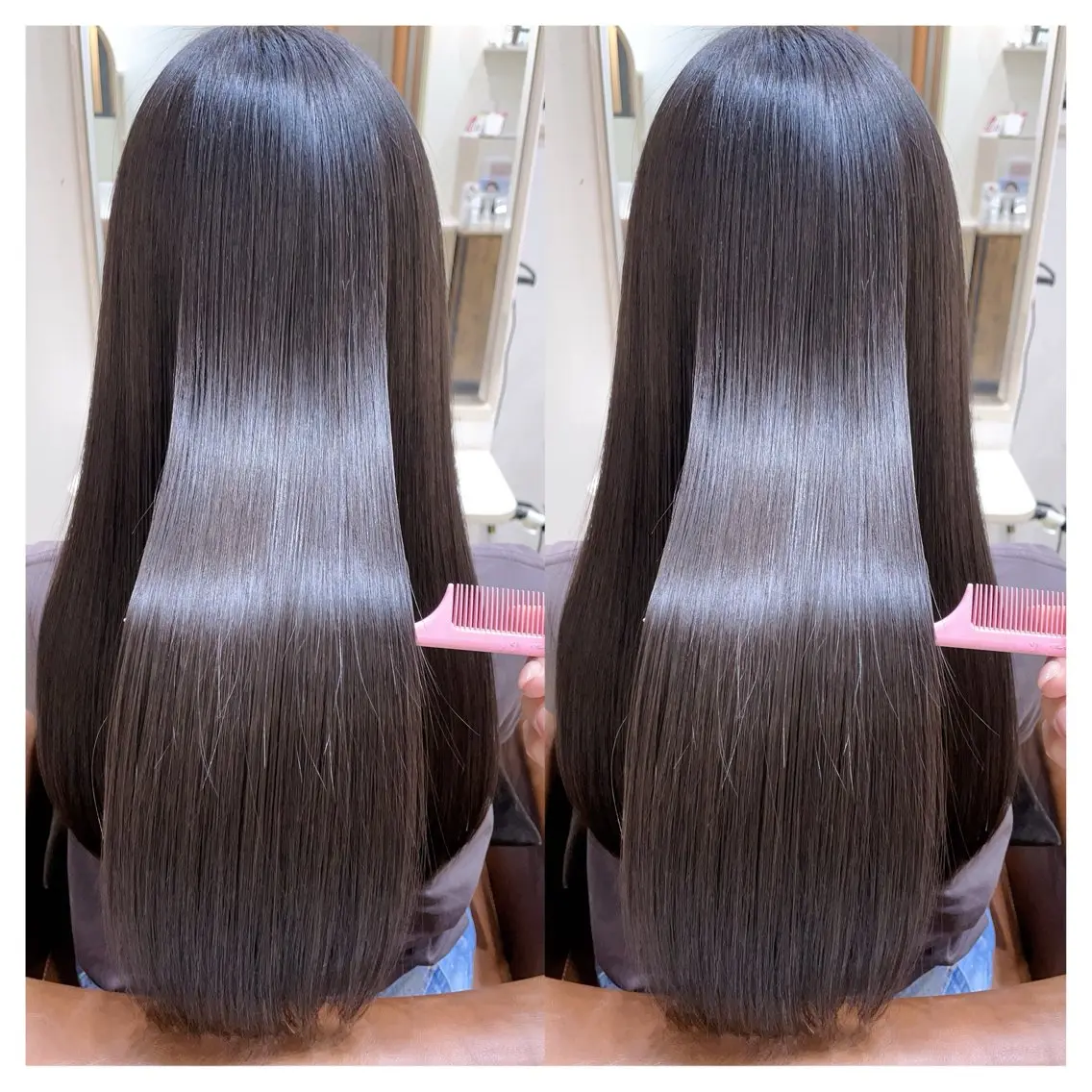 ロング ヘアカラー トリートメント 村山 茉衣のヘアスタイル
