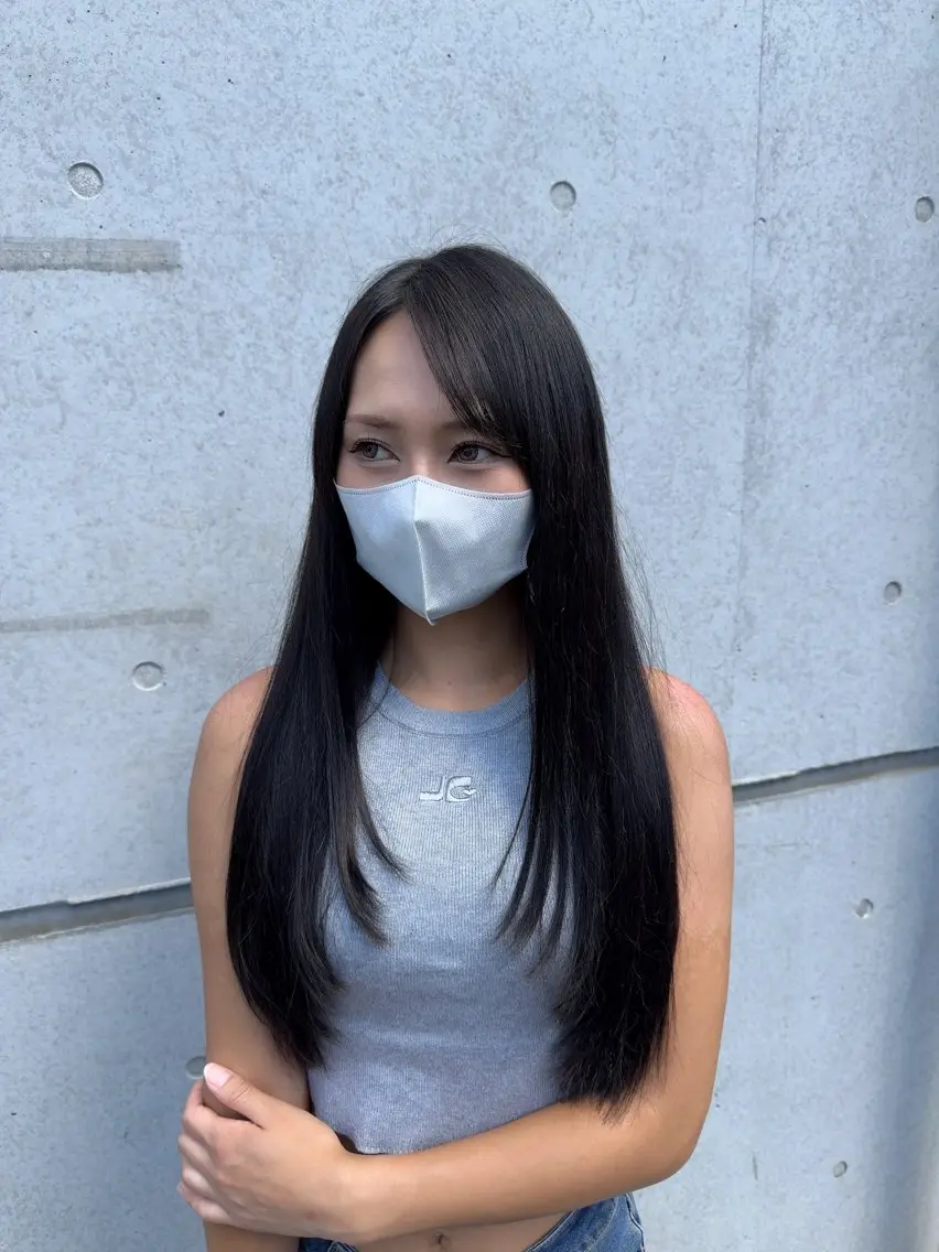 🩵🩶スーパーロングにしたい方🩶🩵55cmシールエクステ80本+毛先カット【韓国ヘア/エクステ】の写真